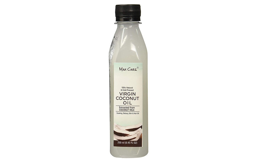 Max Care Cold Pressed Virgin Coconut Oil    Bottle  250 millilitre